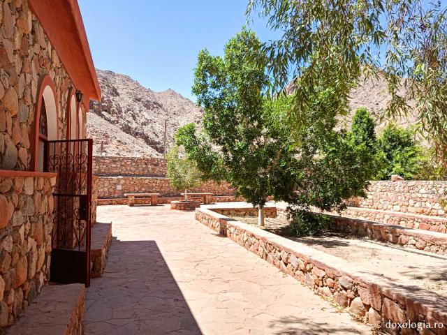 Clipe de rugăciune în Paraclisul Sfântului Paisie Aghioritul de la Mănăstirea Faran din Sinai