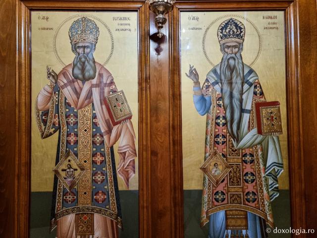 Clipe de rugăciune în Paraclisul Sfântului Ierarh Nectarie de la Patriarhia Alexandriei din Egipt / Foto: Magda Buftea Clipe de rugăciune în Paraclisul Sfântului Ierarh Nectarie de la Patriarhia Alexandriei din Egipt