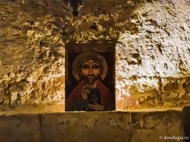 Peștera în care au locuit temporar Maica Domnului împreună cu pruncul Iisus și Dreptul Iosif la întoarcerea lor din Egipt în Palestina / Foto: Magda Buftea Biserica Abu Serga din Cairo – biserica Sfinților Mucenici Serghie și Vah