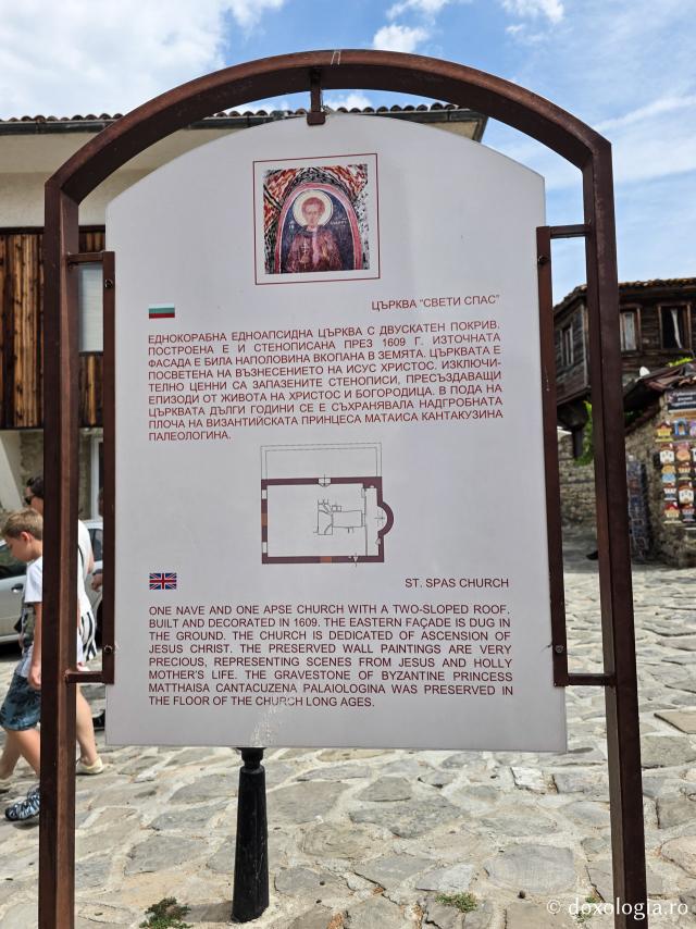 „Sveti Spas” – bisericuța simplă din Nessebar, dar cu fresce remarcabile