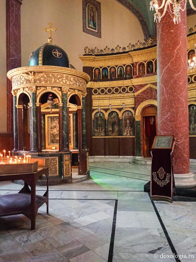 Icoana făcătoare de minuni a Sfântului Mare Mucenic Gheorghe din biserica ortodoxă greacă din Cairo