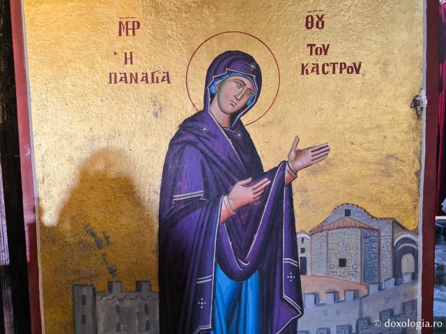 „Panaghia Castelului” – biserica din Insula Leros care adăpostește moaștele Sfintei Cuvioase Gavrilia Papaiannis