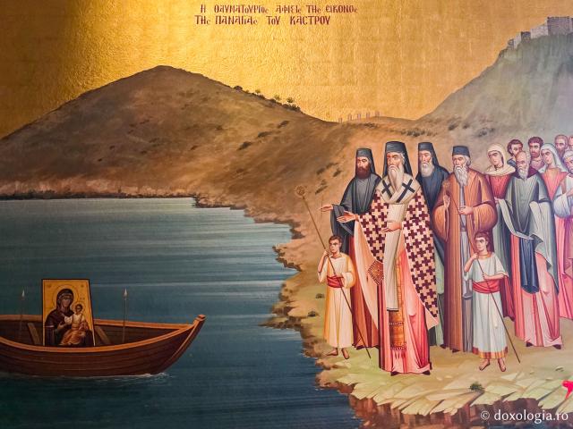 „Panaghia Castelului” – biserica din Insula Leros care adăpostește moaștele Sfintei Cuvioase Gavrilia Papaiannis