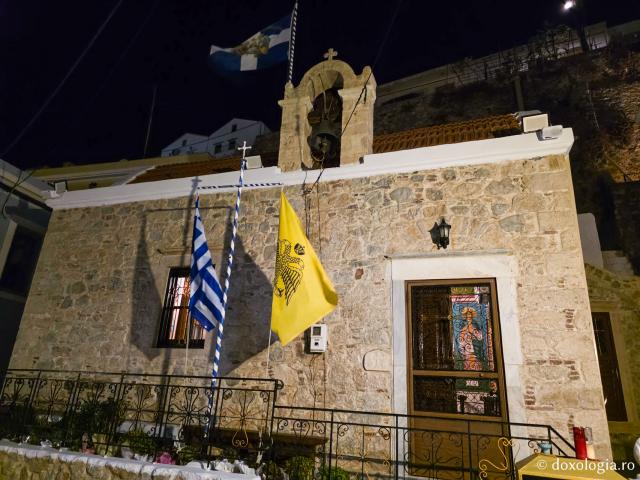 Popas la bisericuța „Panagia tou Glykiou” din Kalymnos
