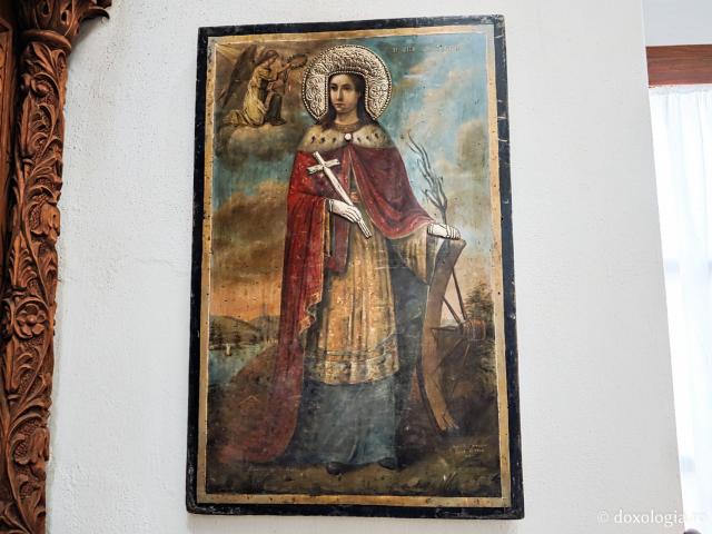 Moment de tihnă la biserica închinată Sfântului Mucenic Foca din Patmos