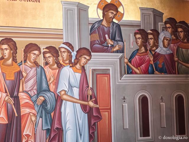 Pilda celor 10 fecioare - Clipe de răgaz în fața frescelor din biserica principală a Mănăstirii Sfântului Cuvios Sava cel Nou din Kalymnos