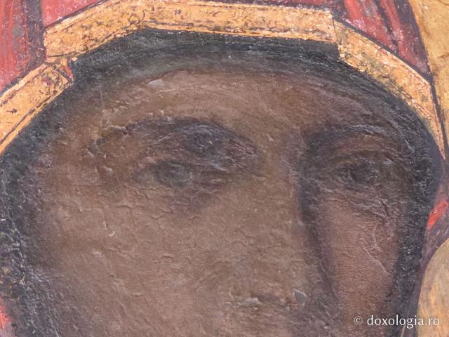 Icoana cu trei ochi a Maicii Domnului „Eleusa” din Patmos – icoana ce a dispărut trei zile în timpul Sfintei Liturghii / Foto: Magda Buftea Icoana cu trei ochi a Maicii Domnului „Eleusa” din Patmos – icoana ce a dispărut trei zile în timpul Sfintei Liturghii