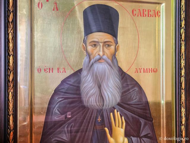 Închinare la moaștele Sfântului Cuvios Sava cel Nou din Kalymnos