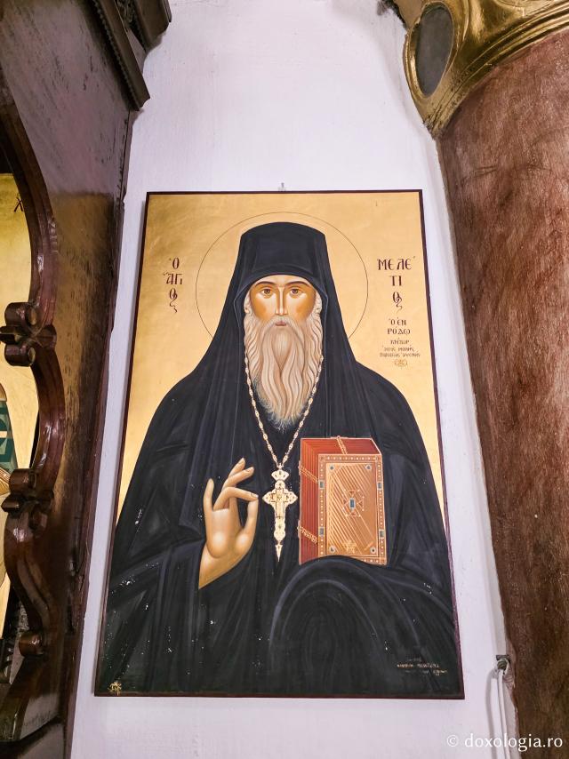 Sfântul Cuvios Meletie - Clipe de zăbavă la Mănăstirea „Panaghia Ypseni” din Insula Rodos
