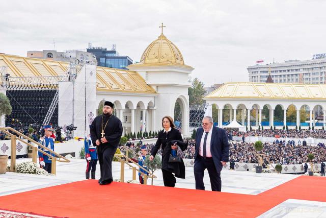 Sfințirea picturii Catedralei Naționale