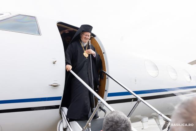 Patriarhul Ecumenic Bartolomeu I a sosit în România