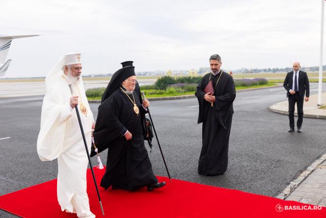 Patriarhul Ecumenic Bartolomeu I a sosit în România