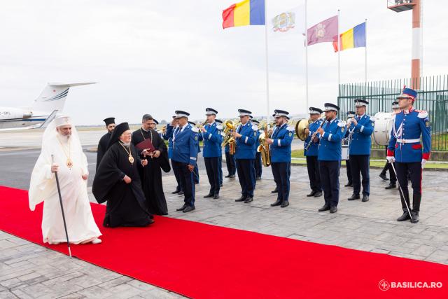 Patriarhul Ecumenic Bartolomeu I a sosit în România