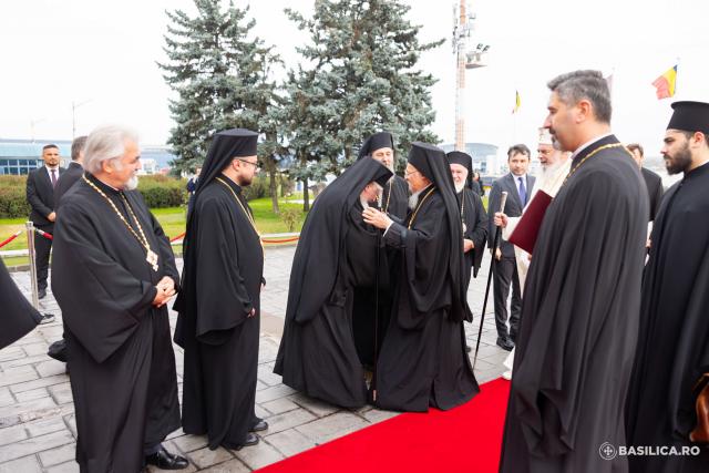 Patriarhul Ecumenic Bartolomeu I a sosit în România