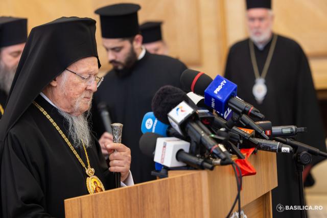 Patriarhul Ecumenic Bartolomeu I a sosit în România