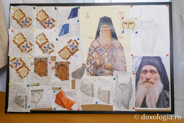 Veșminte brodate pentru Sfinții Cuvioși Petroniu de la Prodromu și Dionisie de la Colciu / Foto: pr. Silviu Cluci Veșminte brodate pentru Sfinții Cuvioși Petroniu de la Prodromu și Dionisie de la Colciu