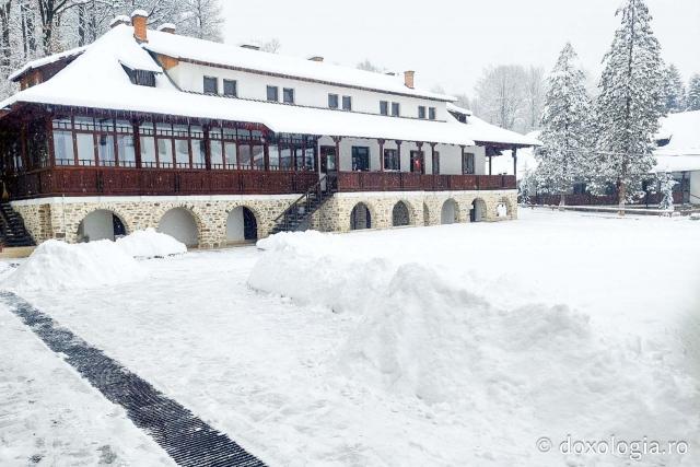Tăcerea zăpezii la Sihăstria – frumusețea unei zile de februarie