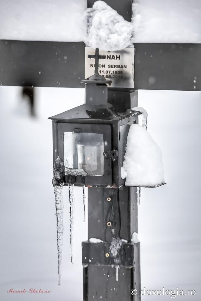 Tăcerea zăpezii la Sihăstria – frumusețea unei zile de februarie