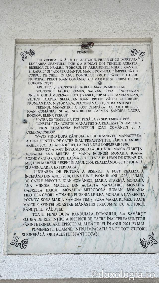 Mănăstirea „Sfinții Arhangheli Mihail, Gavriil și Rafail” Rimetea – Alba