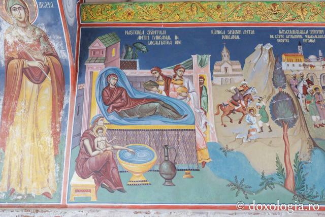 Fresca de la intrarea Mănăstirii Antim