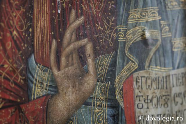 Catepeteasma din secolul al XVII-lea din biserica din Jigoreni