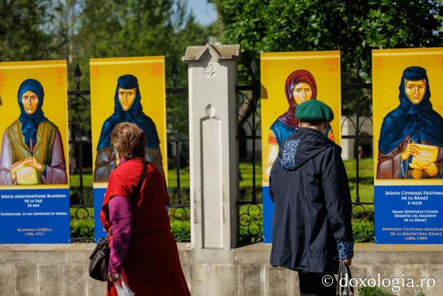 Expoziția Sfintele femei românce ale Centenarului Patriarhiei Române