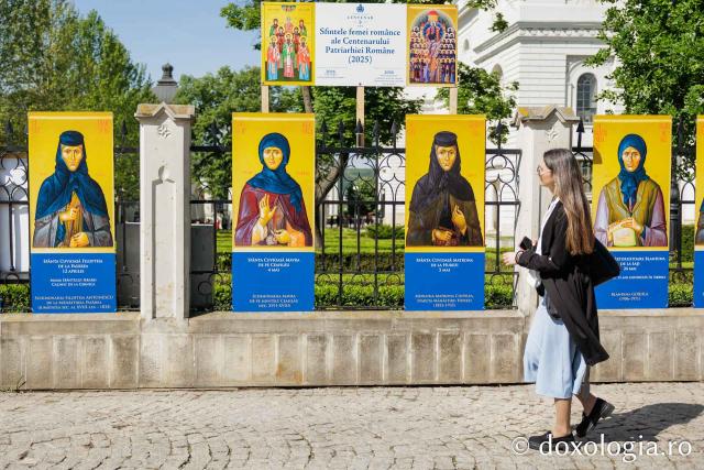 Expoziția Sfintele femei românce ale Centenarului Patriarhiei Române