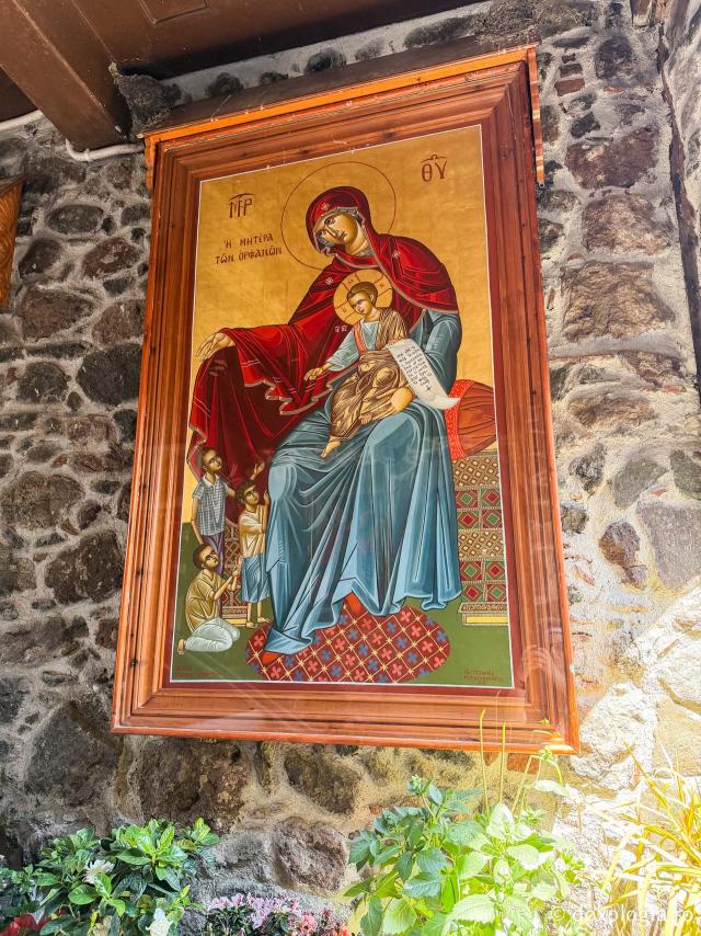 Mănăstirea „Sfântul Arhanghel Mihail” (Taxiarchis) din Insula Lesvos, Grecia