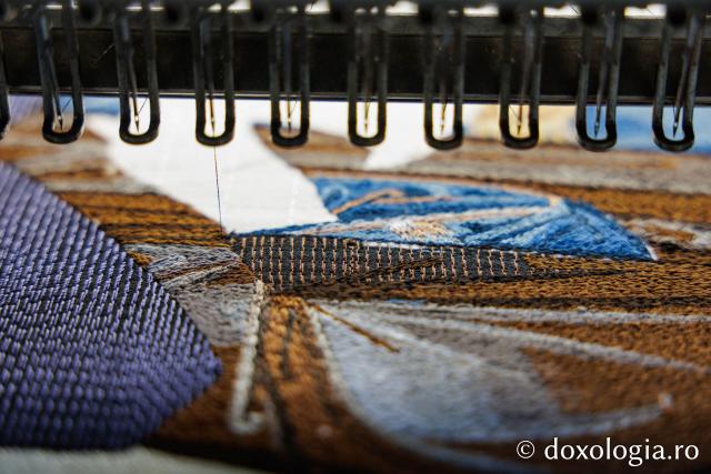 Veșmânt brodat pentru Sfânta Cuvioasă Filotimia de la Râmeț