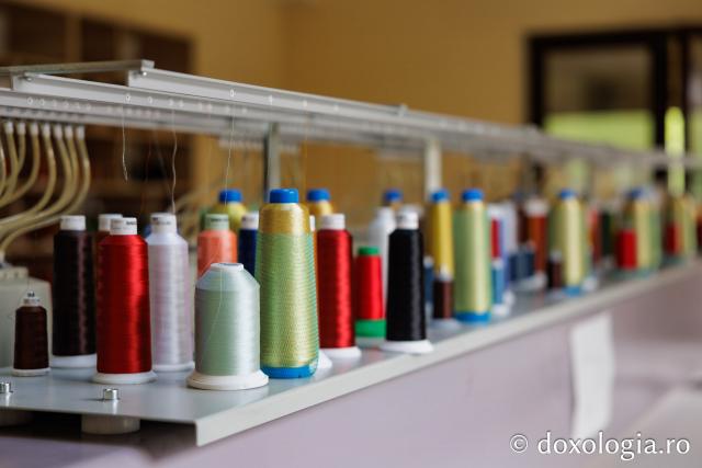 Veșmânt brodat pentru Sfânta Cuvioasă Filotimia de la Râmeț