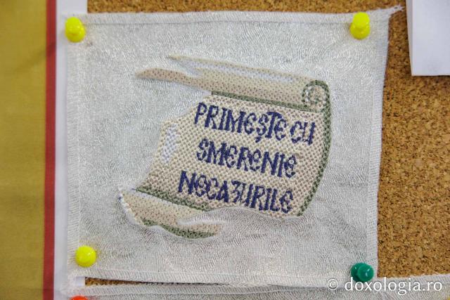 Veșmânt brodat pentru Sfânta Cuvioasă Filotimia de la Râmeț