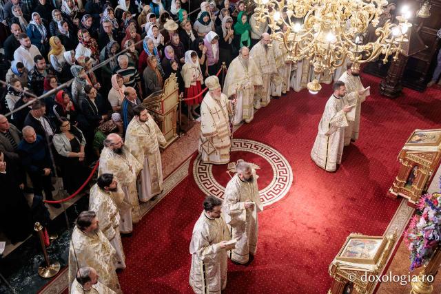 PS Visarion, Episcopul Tulcii, a slujit Sfânta Liturghie la Catedrala Mitropolitană din Iași în cea de-a patra zi de pelerinaj