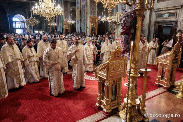 PS Visarion, Episcopul Tulcii, a slujit Sfânta Liturghie la Catedrala Mitropolitană din Iași în cea de-a patra zi de pelerinaj