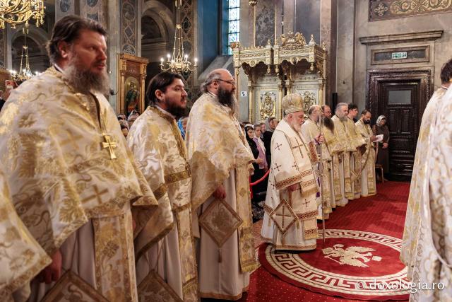 PS Visarion, Episcopul Tulcii, a slujit Sfânta Liturghie la Catedrala Mitropolitană din Iași în cea de-a patra zi de pelerinaj
