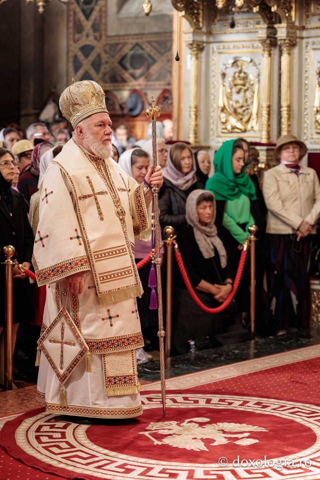 PS Visarion, Episcopul Tulcii, a slujit Sfânta Liturghie la Catedrala Mitropolitană din Iași în cea de-a patra zi de pelerinaj