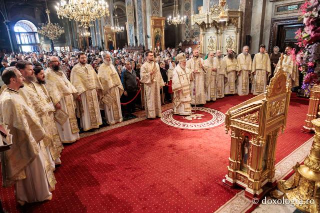PS Visarion, Episcopul Tulcii, a slujit Sfânta Liturghie la Catedrala Mitropolitană din Iași în cea de-a patra zi de pelerinaj