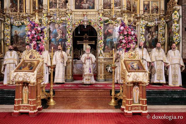 PS Visarion, Episcopul Tulcii, a slujit Sfânta Liturghie la Catedrala Mitropolitană din Iași în cea de-a patra zi de pelerinaj
