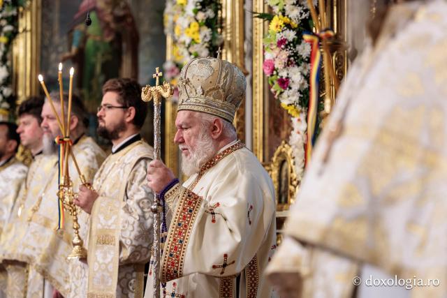 PS Visarion, Episcopul Tulcii, a slujit Sfânta Liturghie la Catedrala Mitropolitană din Iași în cea de-a patra zi de pelerinaj