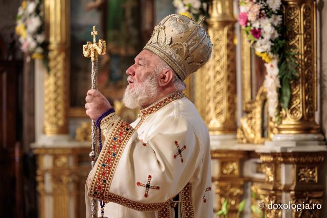 PS Visarion, Episcopul Tulcii, a slujit Sfânta Liturghie la Catedrala Mitropolitană din Iași în cea de-a patra zi de pelerinaj