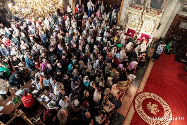 PS Visarion, Episcopul Tulcii, a slujit Sfânta Liturghie la Catedrala Mitropolitană din Iași în cea de-a patra zi de pelerinaj