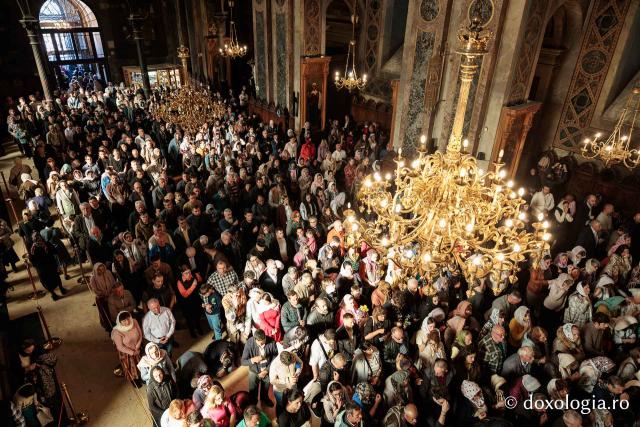 PS Visarion, Episcopul Tulcii, a slujit Sfânta Liturghie la Catedrala Mitropolitană din Iași în cea de-a patra zi de pelerinaj