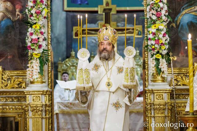 Doi ierarhi au slujit la Catedrala Mitropolitană din Iași în a cincea zi de pelerinaj