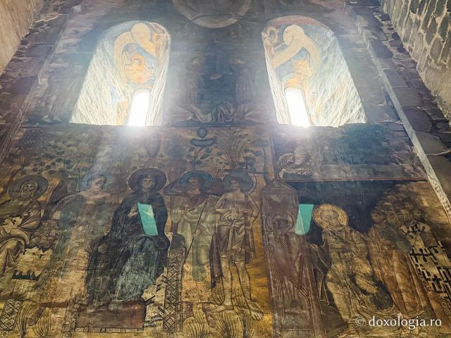 Mănăstirea Akthala din Armenia, renumită pentru frescele sale bizantine unice