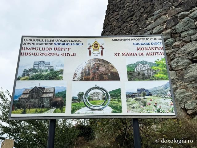 Mănăstirea Akthala din Armenia, renumită pentru frescele sale bizantine unice