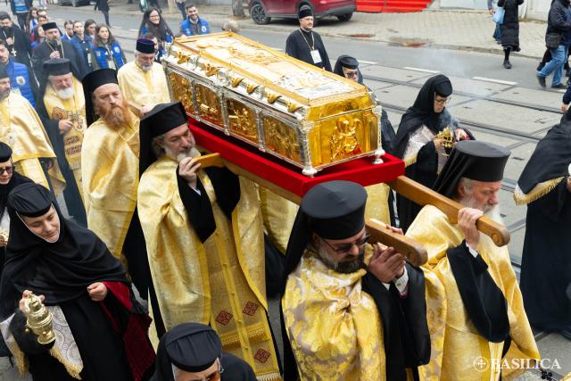 Procesiunea „Calea Sfinților” prin inima Capitalei