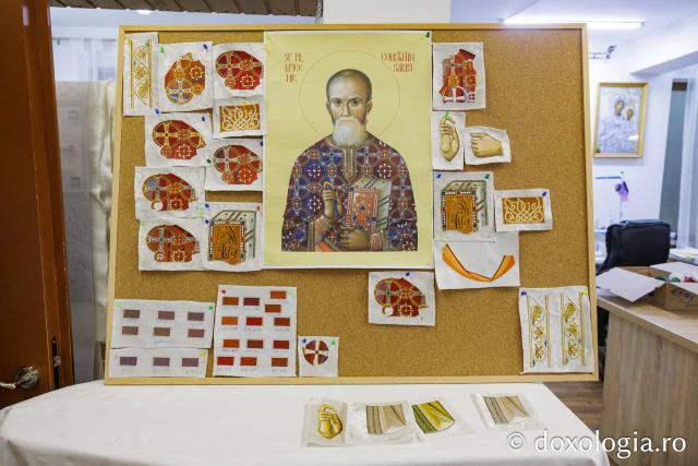 Veșmânt brodat pentru Sfântul Preot Mucenic Constantin Sârbu