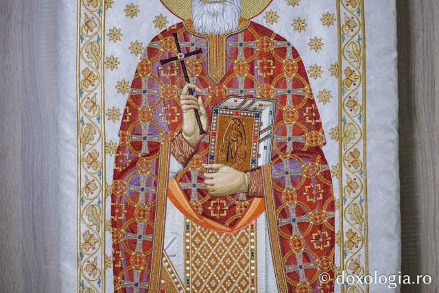 Veșmânt brodat pentru Sfântul Preot Mucenic Constantin Sârbu