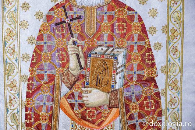 Veșmânt brodat pentru Sfântul Preot Mucenic Constantin Sârbu
