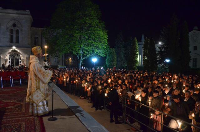 Slujba Învierii la Catedrala Mitropolitană din Iași, în imagini