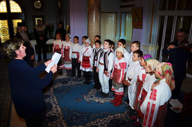 Colindători la Înaltpreasfințitul Teofan